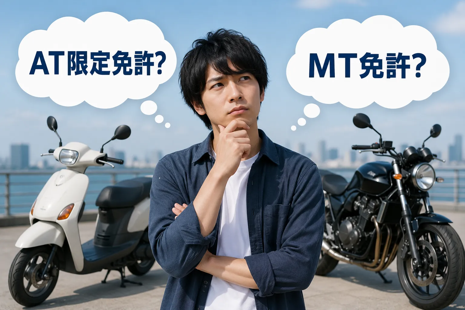 バイク免許はAT限定免許とMT免許はどちらがおすすめ?