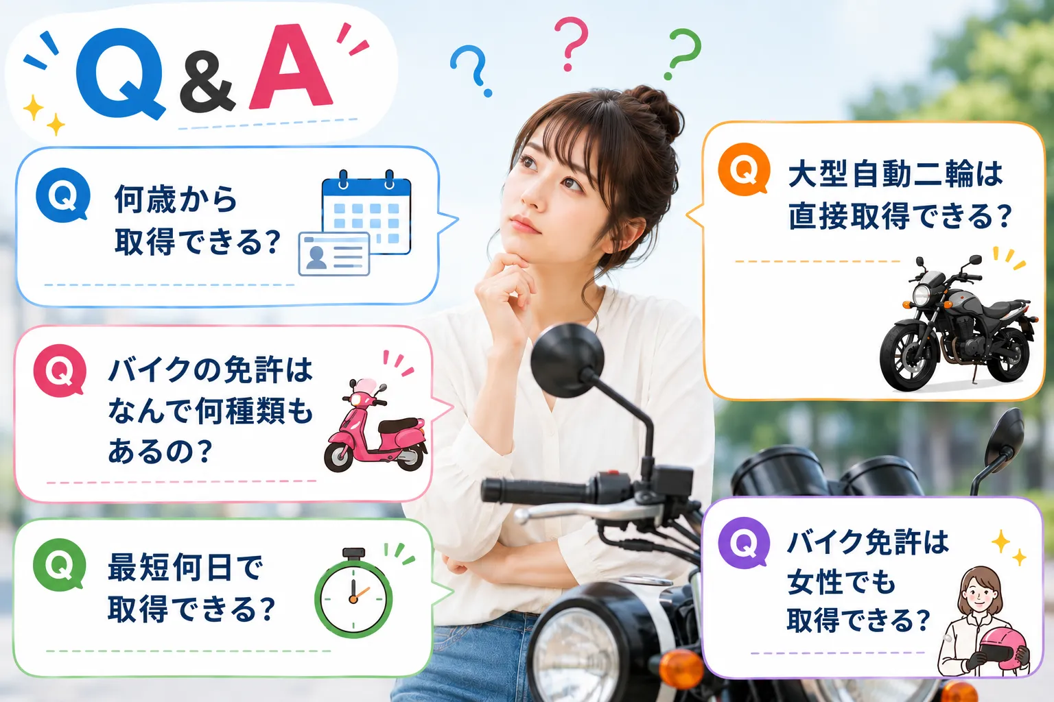 バイク免許に関するよくある質問