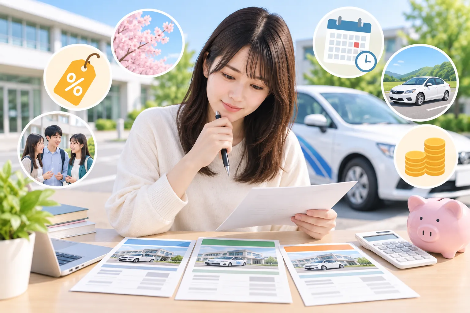 お金がないときに確認したい免許取得費用を抑える方法